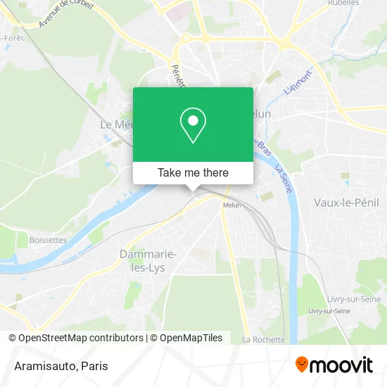 Aramisauto map