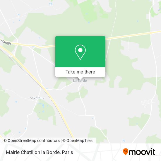Mairie Chatillon la Borde map