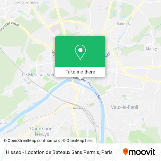 Hisseo - Location de Bateaux Sans Permis map