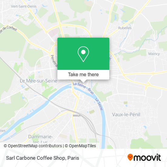 Sarl Carbone Coffee Shop map