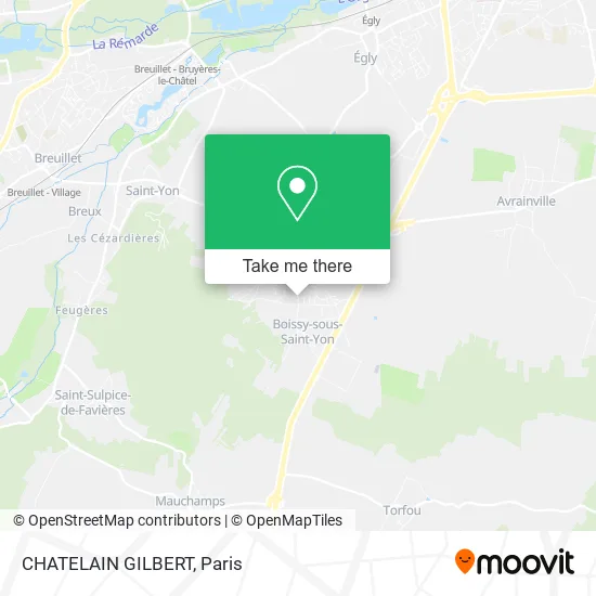 CHATELAIN GILBERT map