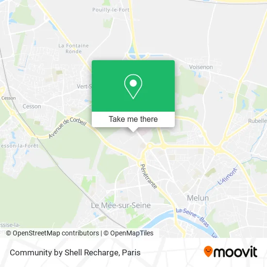 Community by Shell Recharge map