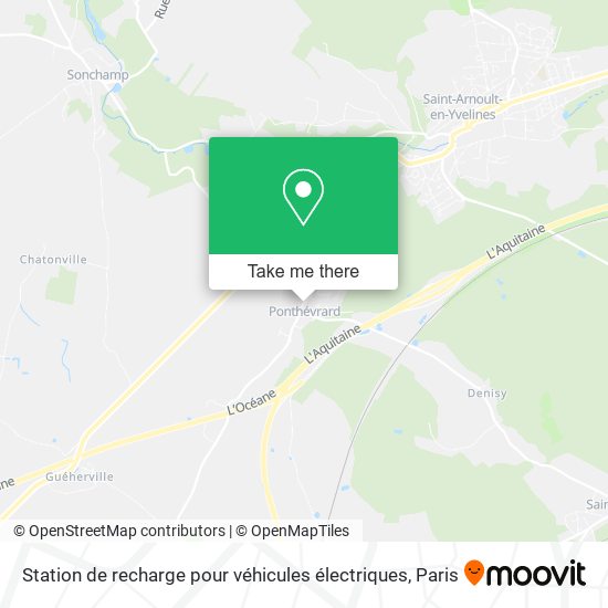 Mapa Station de recharge pour véhicules électriques