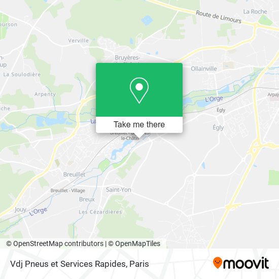 Vdj Pneus et Services Rapides map