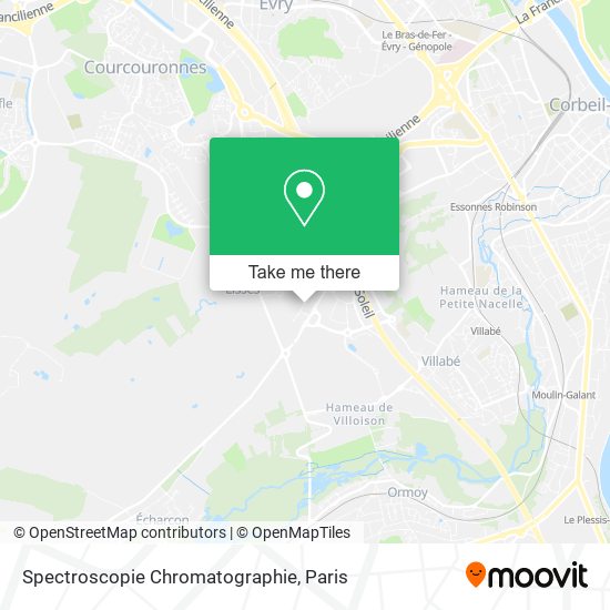 Spectroscopie Chromatographie map