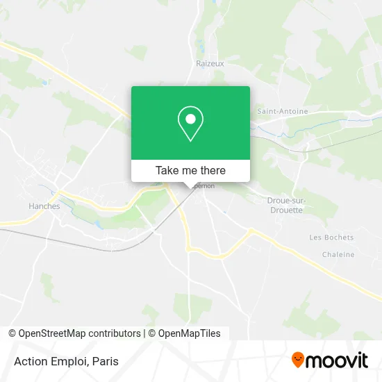 Action Emploi map