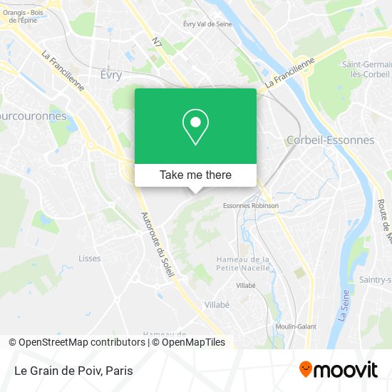 Le Grain de Poiv map