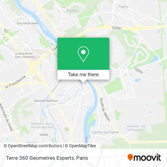 Terre 360 Geometres Experts map