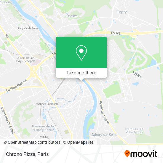 Chrono Pizza map