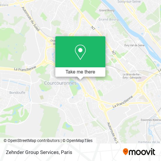 Zehnder Group Services map
