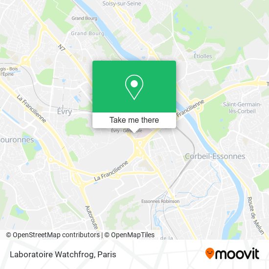 Laboratoire Watchfrog map