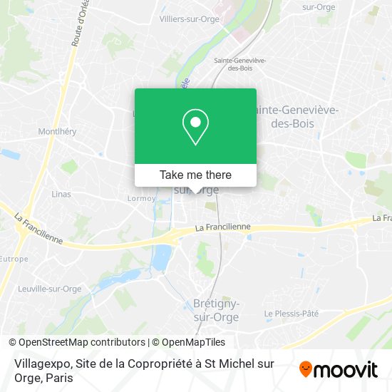 Villagexpo, Site de la Copropriété à St Michel sur Orge map