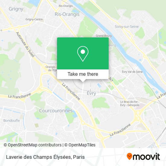 Laverie des Champs Élysées map