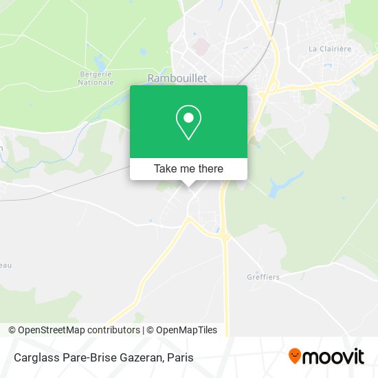 Carglass Pare-Brise Gazeran map