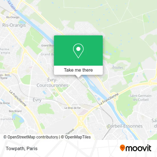 Chemin de Halage map