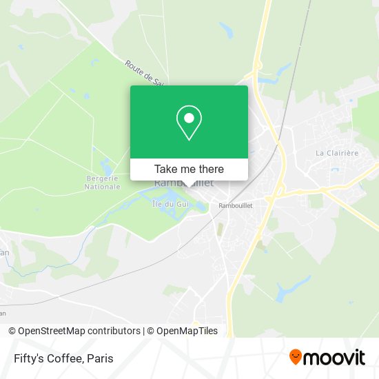 Fifty's Coffee map