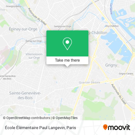 École Élémentaire Paul Langevin map