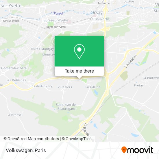 Volkswagen map