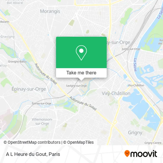 A L Heure du Gout map