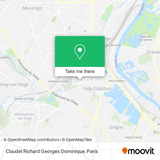 Claudel Richard Georges Dominique map