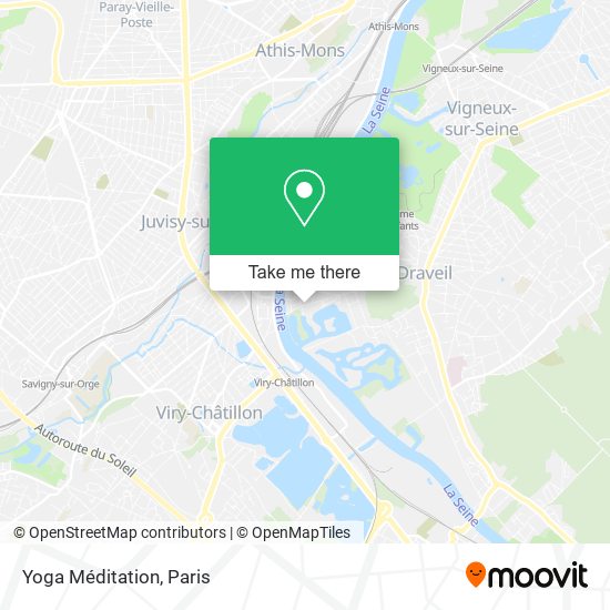 Mapa Yoga Méditation