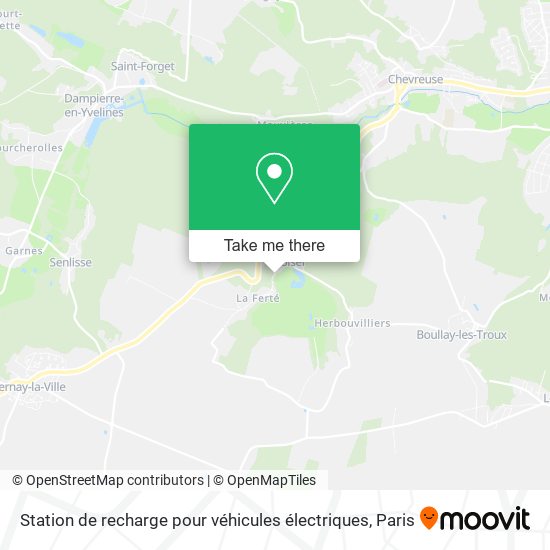 Station de recharge pour véhicules électriques map