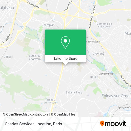 Charles Services Location map