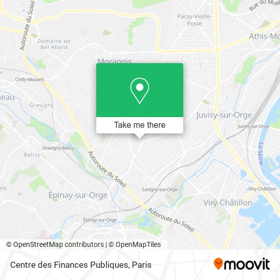 Centre des Finances Publiques map