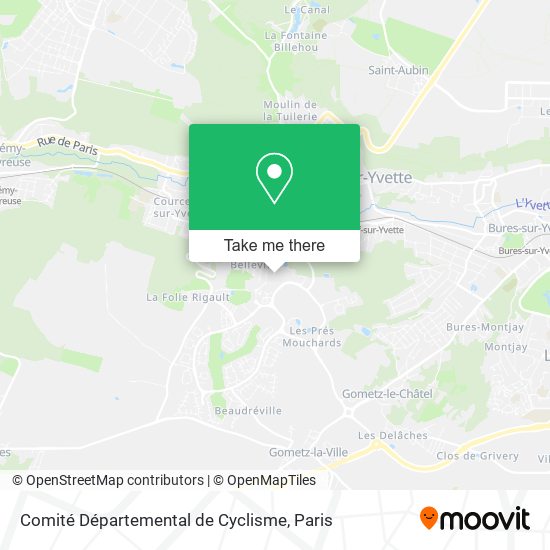 Comité Départemental de Cyclisme map