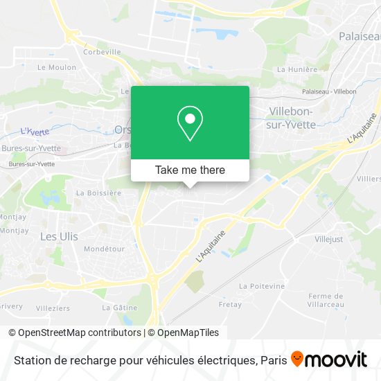 Mapa Station de recharge pour véhicules électriques