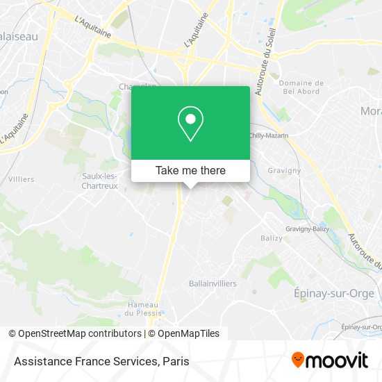 Assistance France Services map