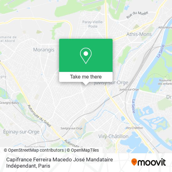 Capifrance Ferreira Macedo José Mandataire Indépendant map