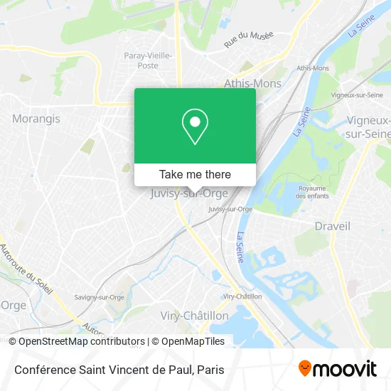 Conférence Saint Vincent de Paul map
