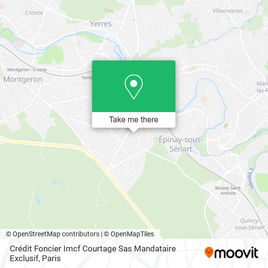 Mapa Crédit Foncier Imcf Courtage Sas Mandataire Exclusif