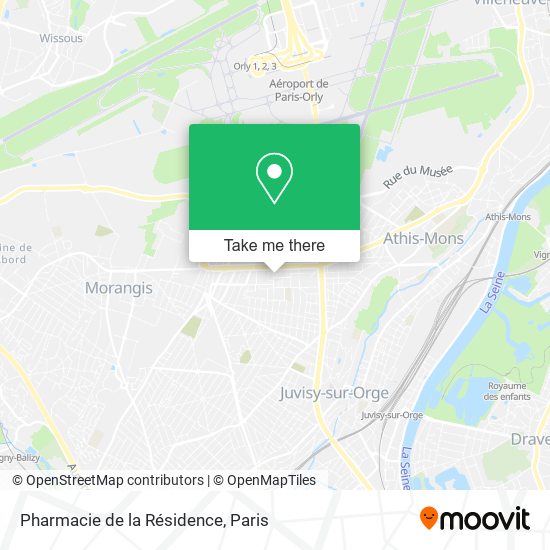 Pharmacie de la Résidence map