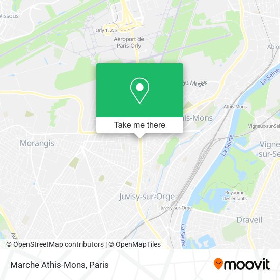 Marche Athis-Mons map
