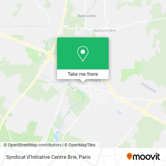 Mapa Syndicat d'Initiative Centre Brie