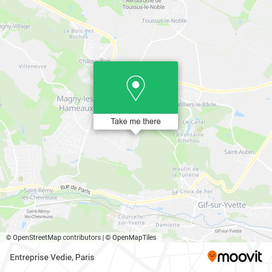 Entreprise Vedie map