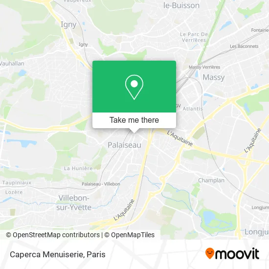 Caperca Menuiserie map