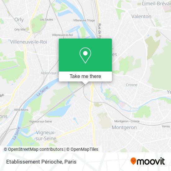 Etablissement Périoche map