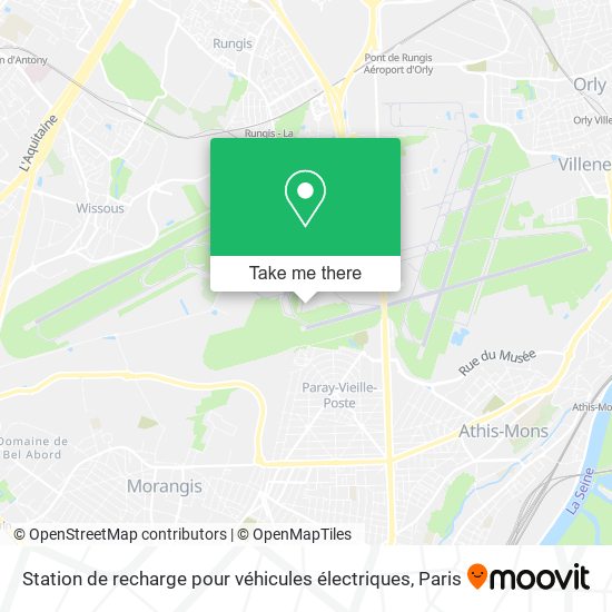Station de recharge pour véhicules électriques map