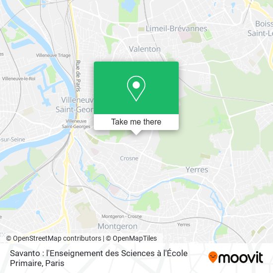 Savanto : l'Enseignement des Sciences à l'École Primaire map