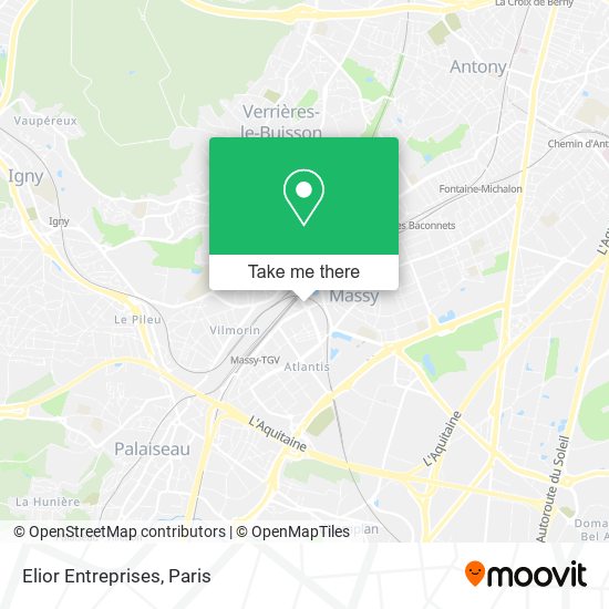 Elior Entreprises map