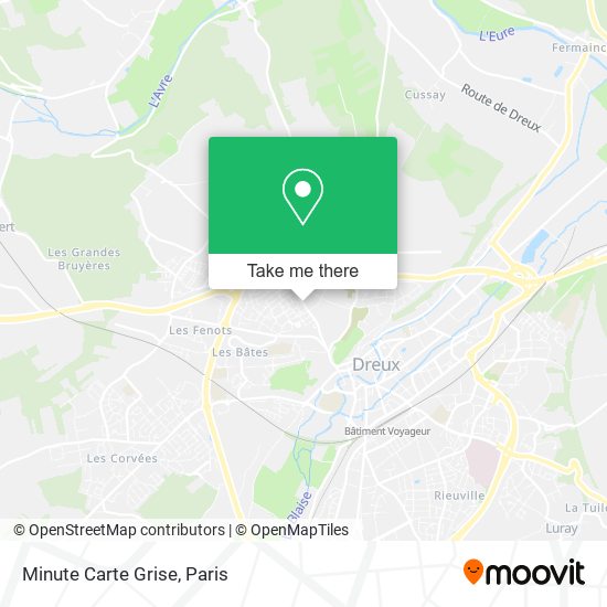 Minute Carte Grise map
