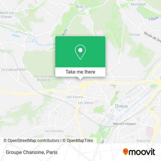Groupe Chanoine map