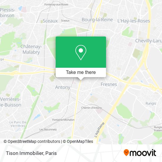 Tison Immobilier map