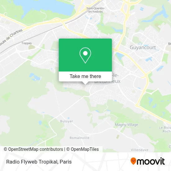 Radio Flyweb Tropikal map