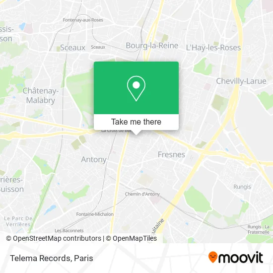 Telema Records map