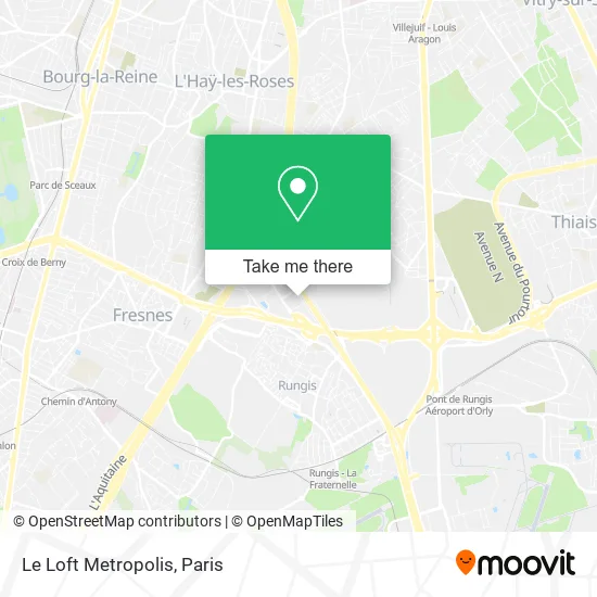 Le Loft Metropolis map