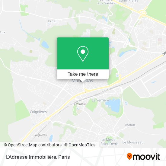 L'Adresse Immobilière map